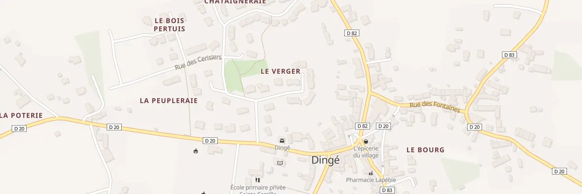 Plan du 10 Imp des Vergers à Dingé