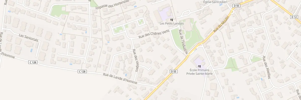 Plan du 18 Rue des Vergers à Saint-Julien-des-Landes