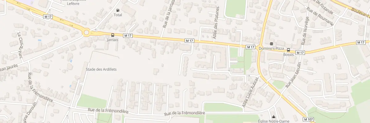 Plan du 40 Bd des Martyrs de la Resistan à Couëron