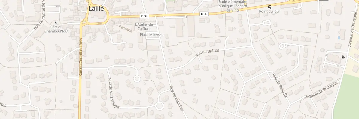 Plan du 20 Rue de Bréhat à Laillé