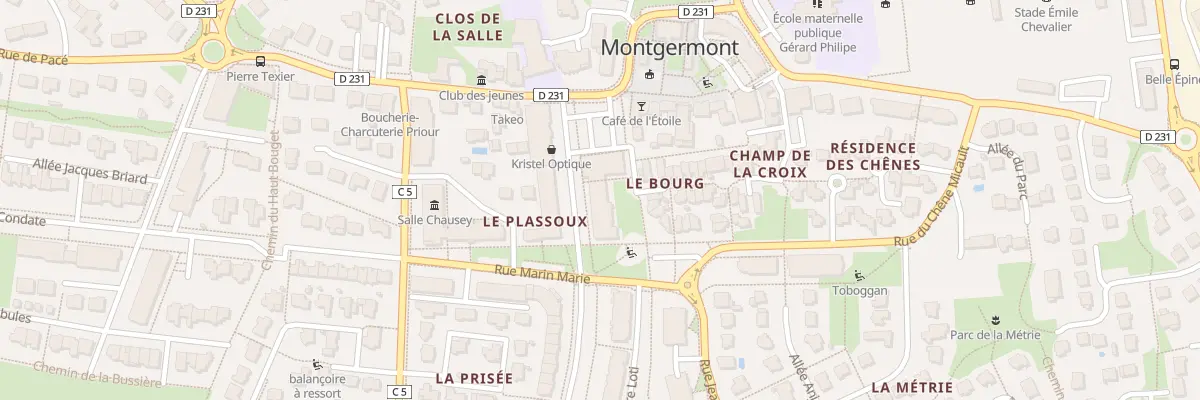Plan du 5 Rue Alain Colas à Montgermont