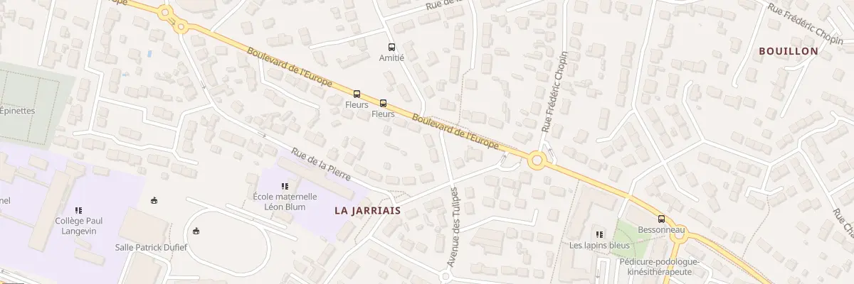 Plan du 3 Rue des Fleurs à Couëron
