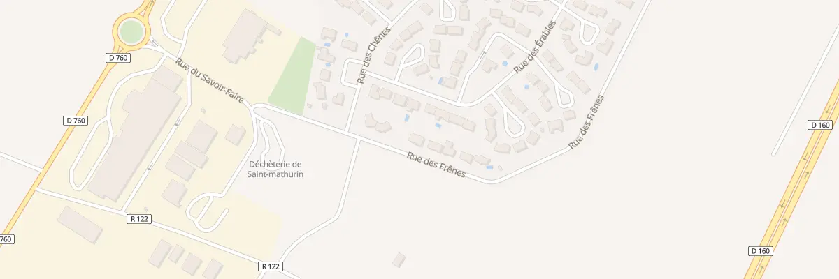Plan du 7 Rue des Frênes à Saint-Mathurin