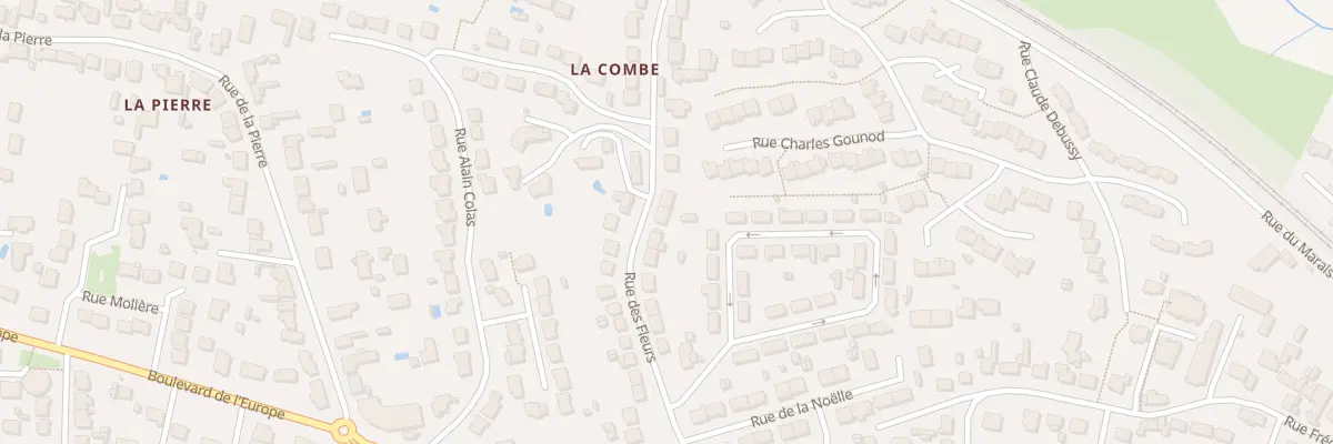 Plan du 24 Rue des Fleurs à Couëron