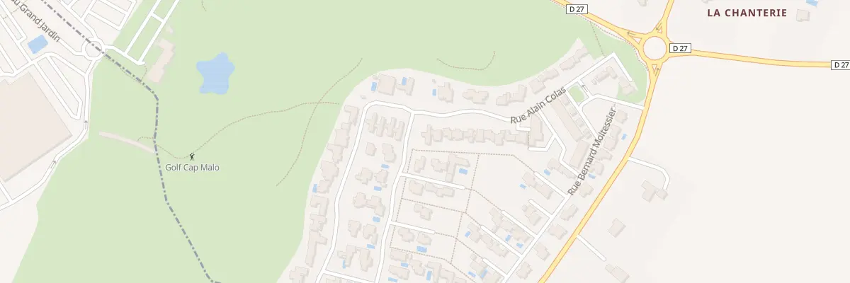 Plan du 25 Rue Alain Colas à Melesse