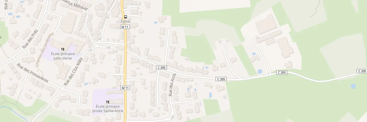Plan du 15 Rue de la Bauche à Brains