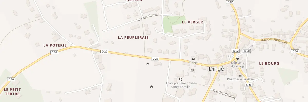 Plan du 16 Rue Tanouarn à Dingé