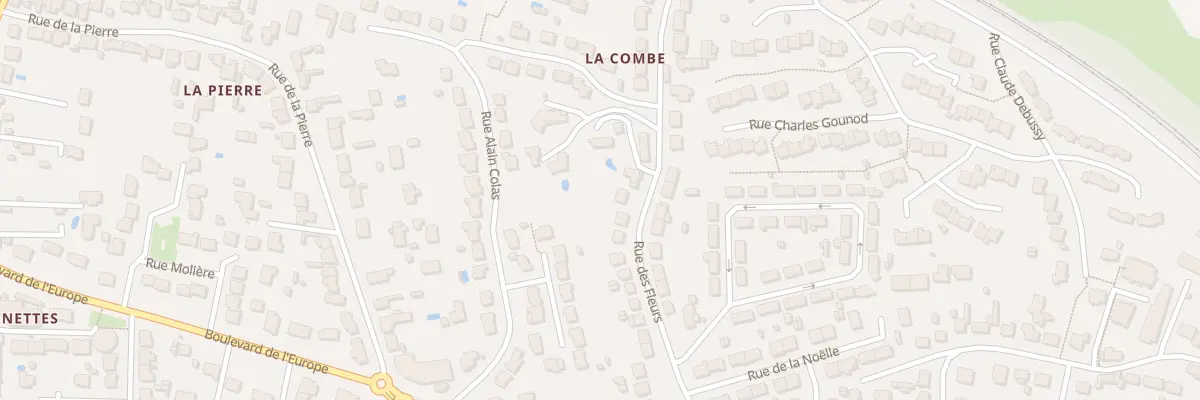 Plan du 45 Rue des Fleurs à Couëron