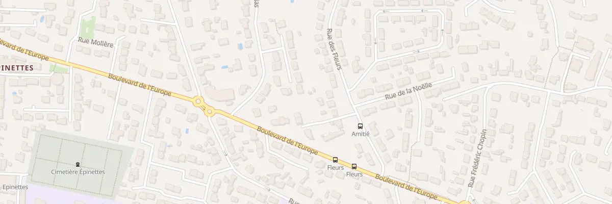 Plan du 25 Rue des Fleurs à Couëron