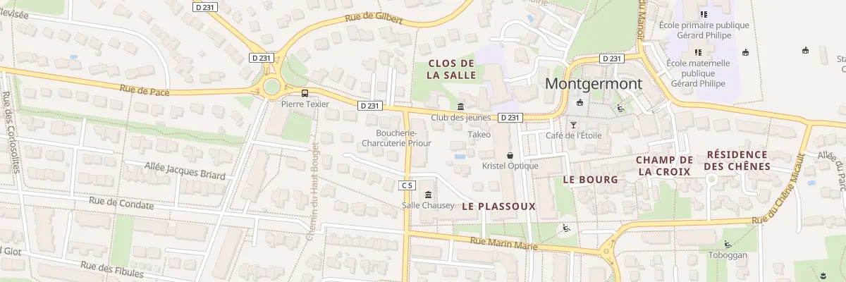 Plan du 13 Rue Pierre Texier à Montgermont