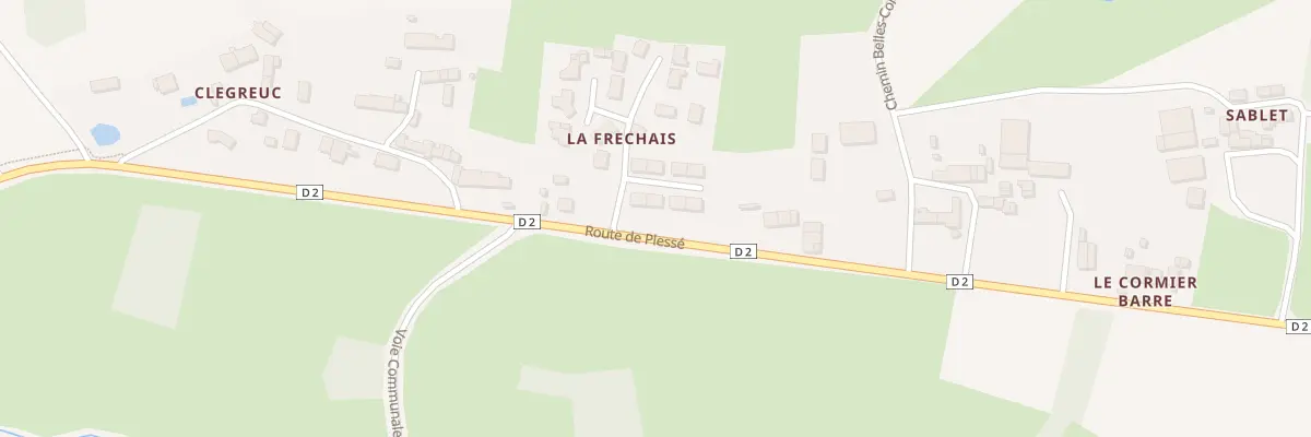 Plan du 20 Imp de la Freschais à Vay