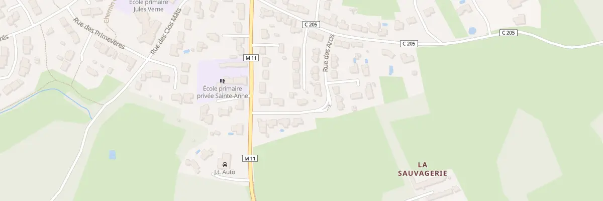 Plan du 5 Rue des Arcis à Brains