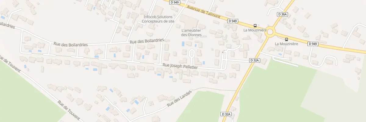 Plan du 5 Rue Joseph Pelletier aux Sables-d’Olonne