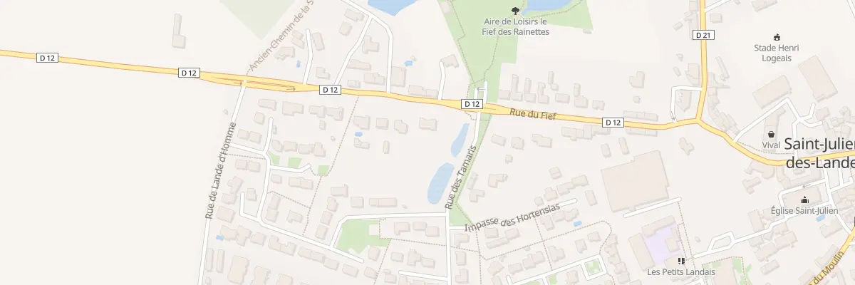 Plan du 13 Rue du Fief à Saint-Julien-des-Landes