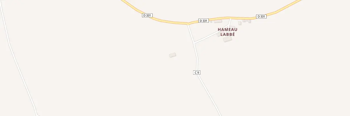 Plan du 1357 Rte du Hameau Labbe Quettetot à Bricquebec-en-Cotentin