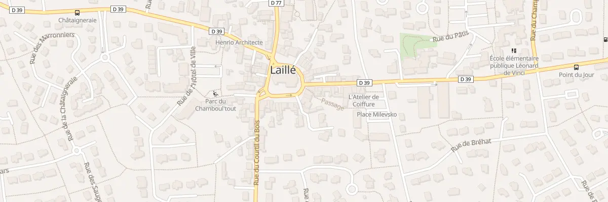 Plan du 30 Pl Andrée Récipon à Laillé