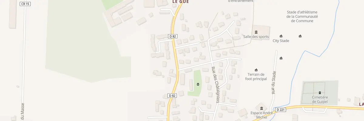 Plan du 22 Rue des Châtaigniers à Guipel