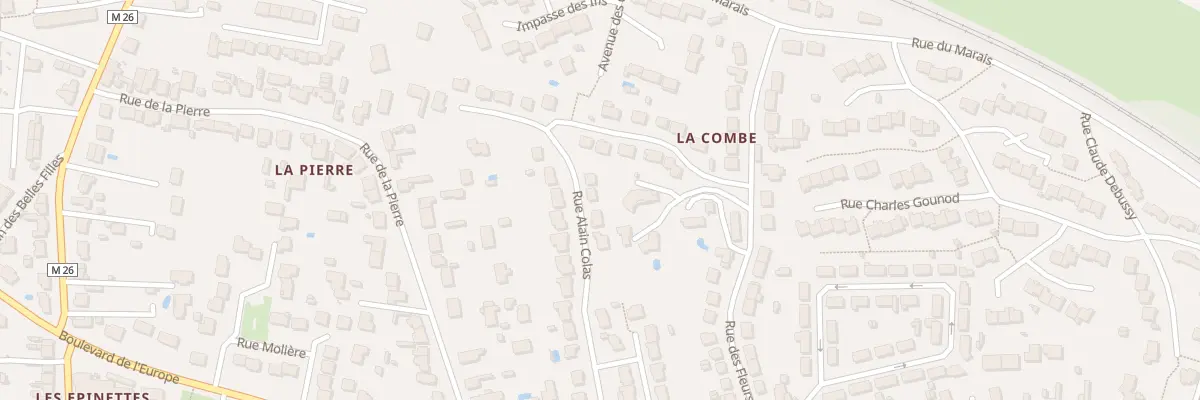 Plan du 3 Rue Alain Colas à Couëron