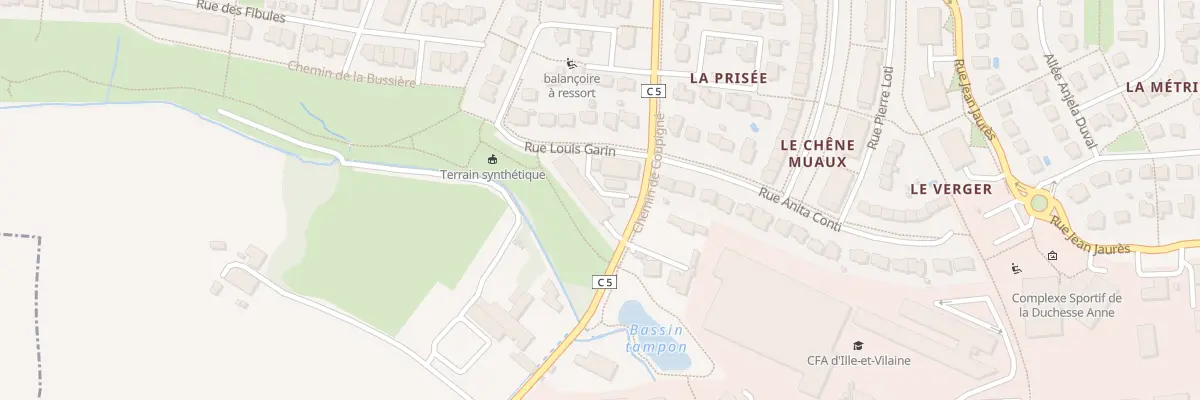 Plan du 3 Rue Louis Garin à Montgermont