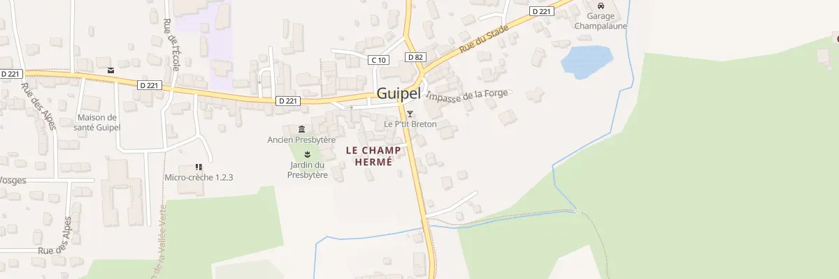 Plan du 1 Rue de Rennes à Guipel