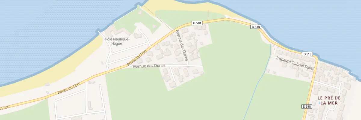 Plan du 245 Av des Dunes - Urville N à La Hague