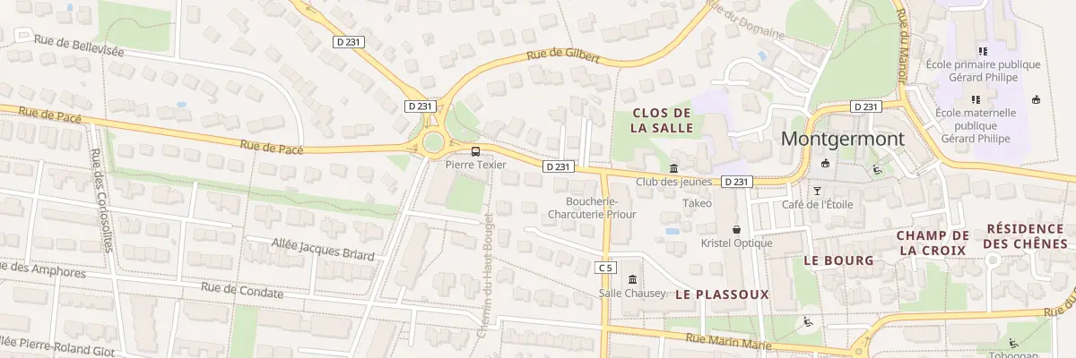 Plan du 17 Rue Pierre Texier à Montgermont