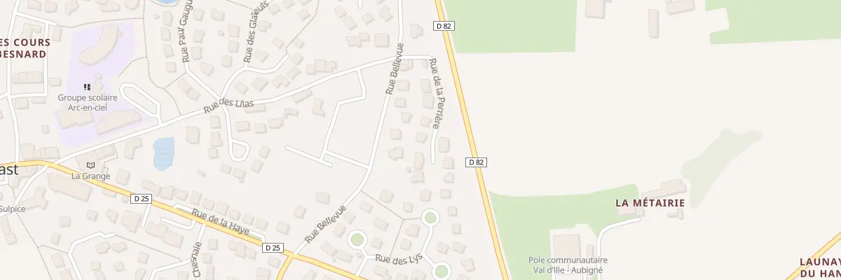 Plan du 5432 La Perriere à Montreuil-le-Gast