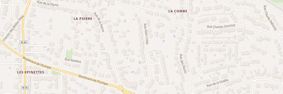 Plan du 14 Rue Alain Colas à Couëron