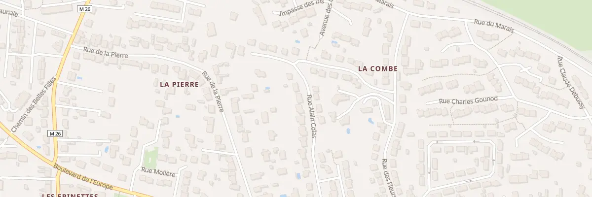Plan du 6 Rue Alain Colas à Couëron