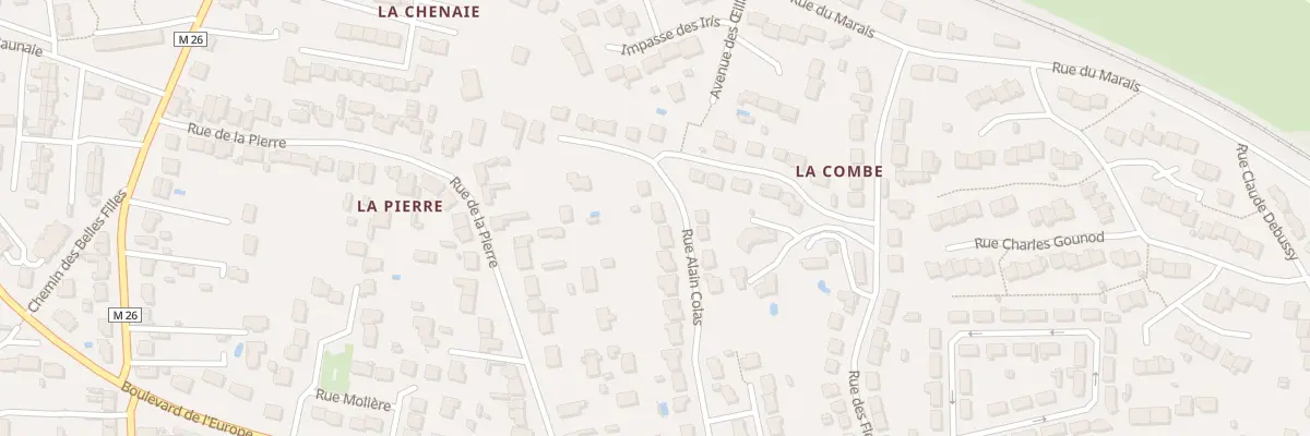 Plan du 4 Rue Alain Colas à Couëron