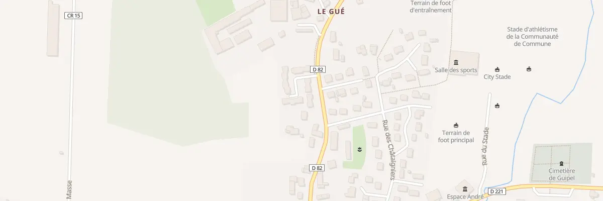 Plan du 14 Cité du Gué à Guipel
