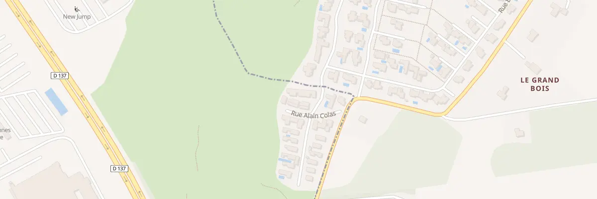 Plan du 44 Rue Alain Colas à La Mézière