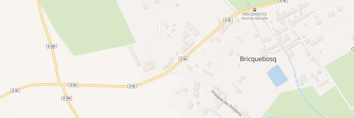 Plan du 230 Rte de la Croix Georges à Bricquebosq