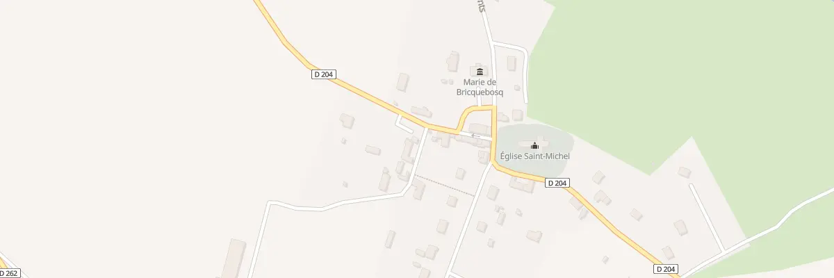 Plan du 2 Rue des Ecoles à Bricquebosq