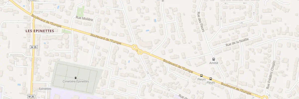 Plan du 28 Rue Alain Colas à Couëron