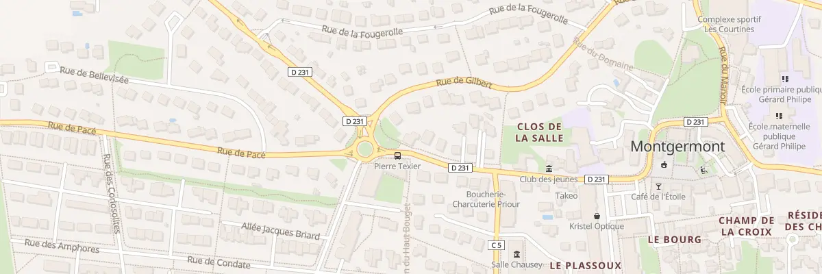 Plan du 26 Rue Pierre Texier à Montgermont