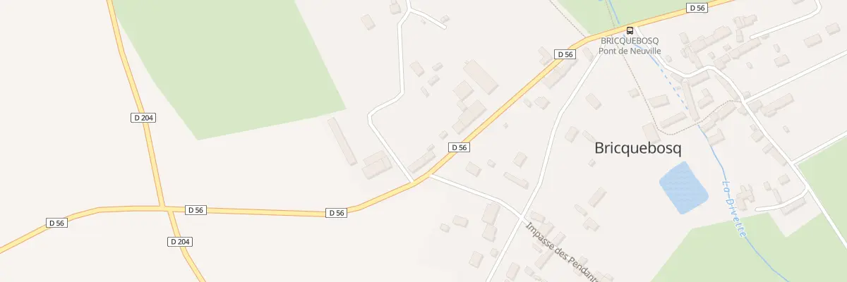 Plan du 244 Rte de la Croix Georges à Bricquebosq