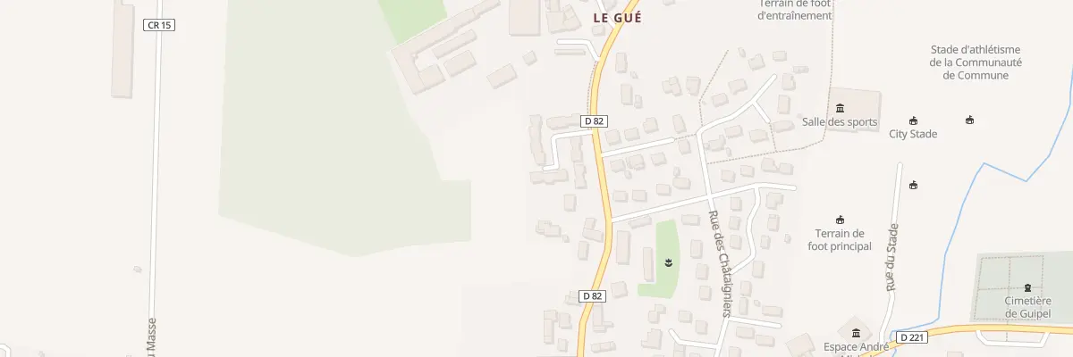 Plan du 12 Cité du Gué à Guipel