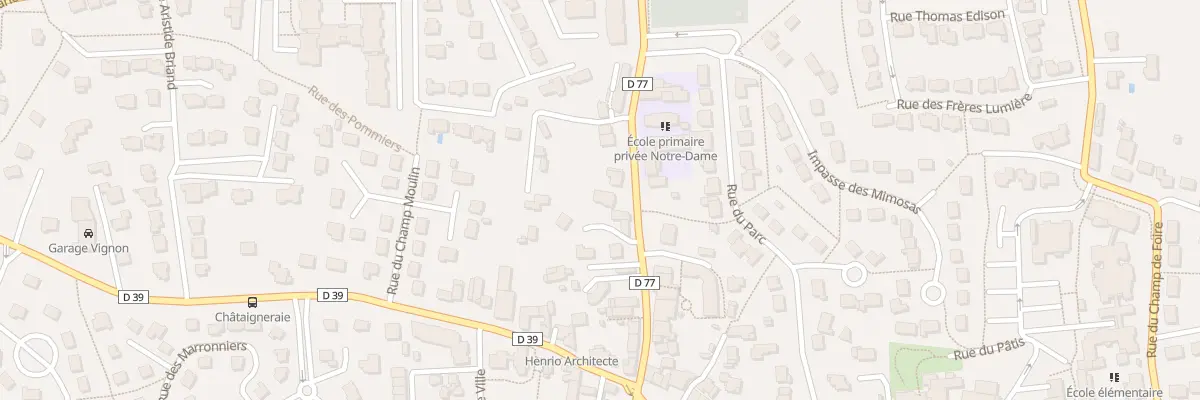 Plan du 17 Rue de la Cale de Chancors à Laillé