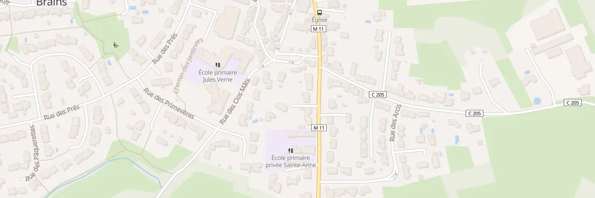 Plan du 18 Rue du Plessis à Brains