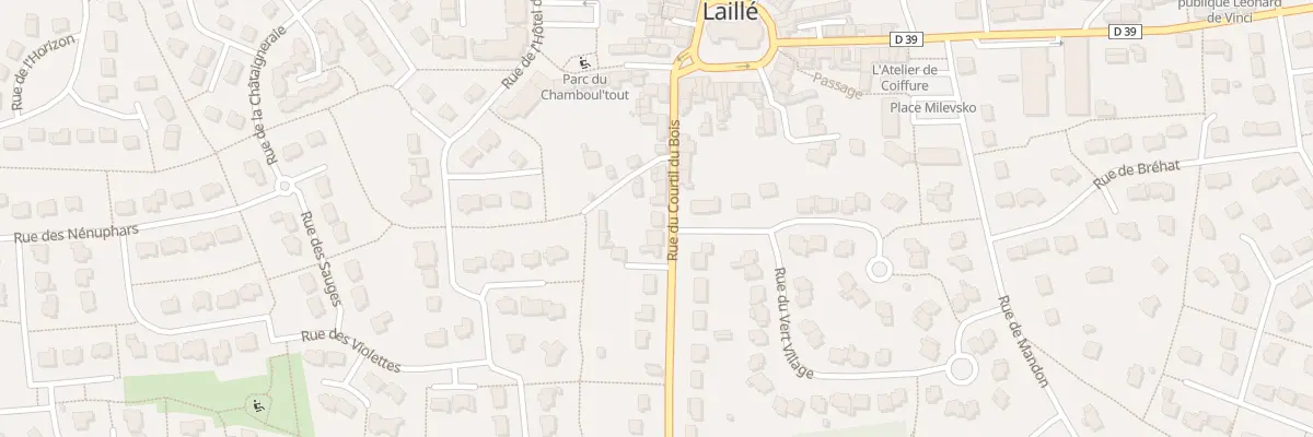 Plan du 20 Rue du Courtil du Bois à Laillé