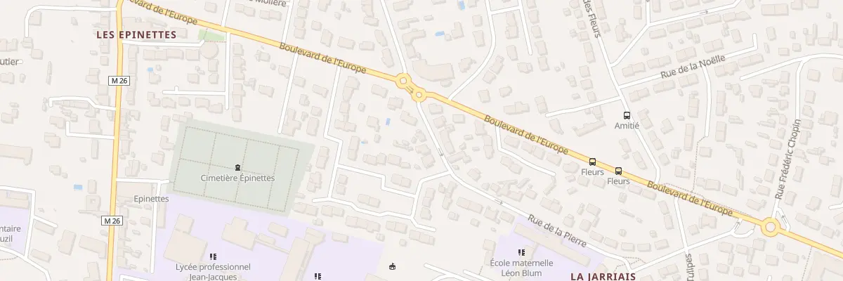 Plan du 17 Rue de la Pierre à Couëron