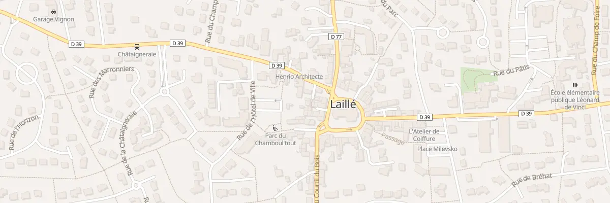 Plan du 4 Cour du Chapelier à Laillé