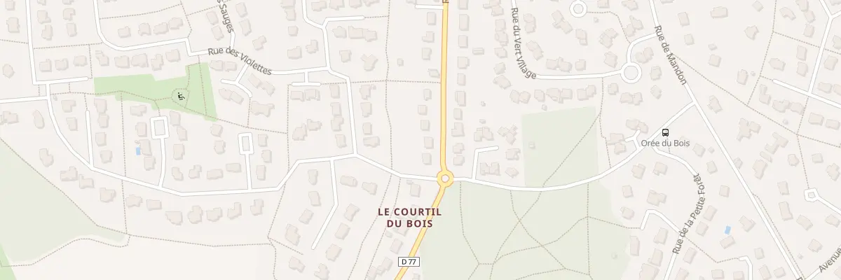 Plan du 34C Rue du Courtil du Bois à Laillé