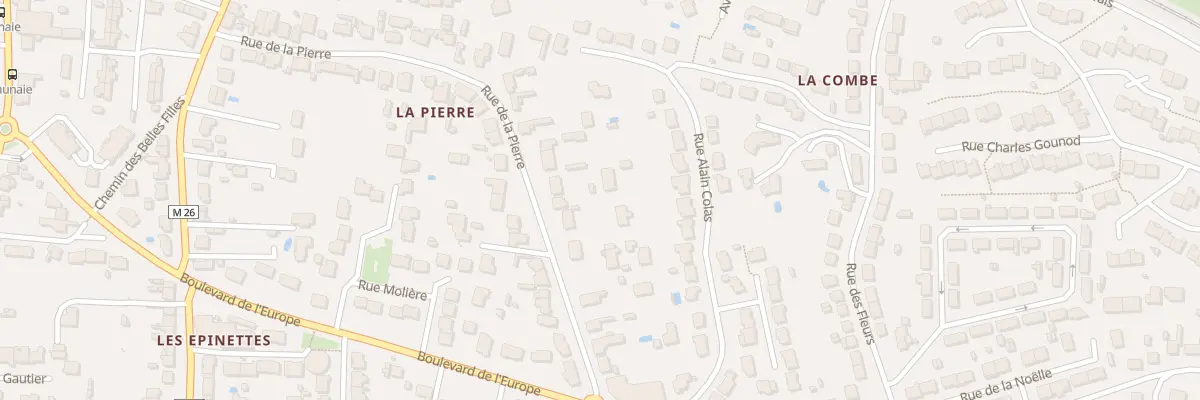 Plan du 58 Rue de la Pierre à Couëron