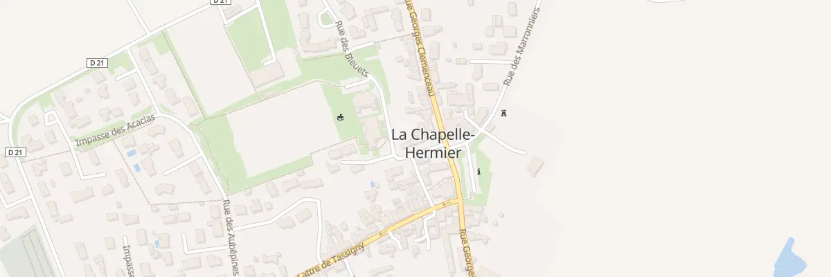 Plan du 1 Pl du Cap Joly à La Chapelle-Hermier