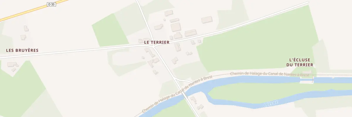 Plan du 1132 Le Terrier à Blain