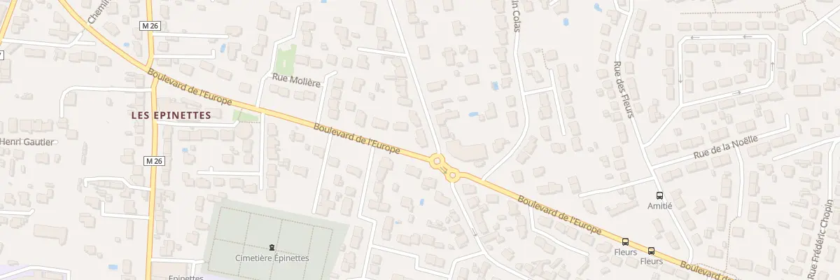 Plan du 23 Rue de la Pierre à Couëron