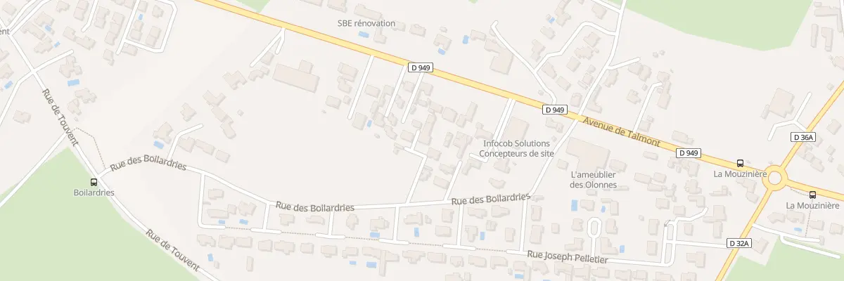 Plan du 35 Rue des Boilardries aux Sables-d’Olonne