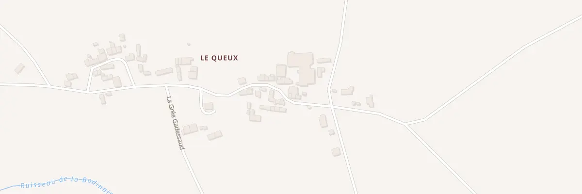 Plan du 29 Le Queux à Pierric